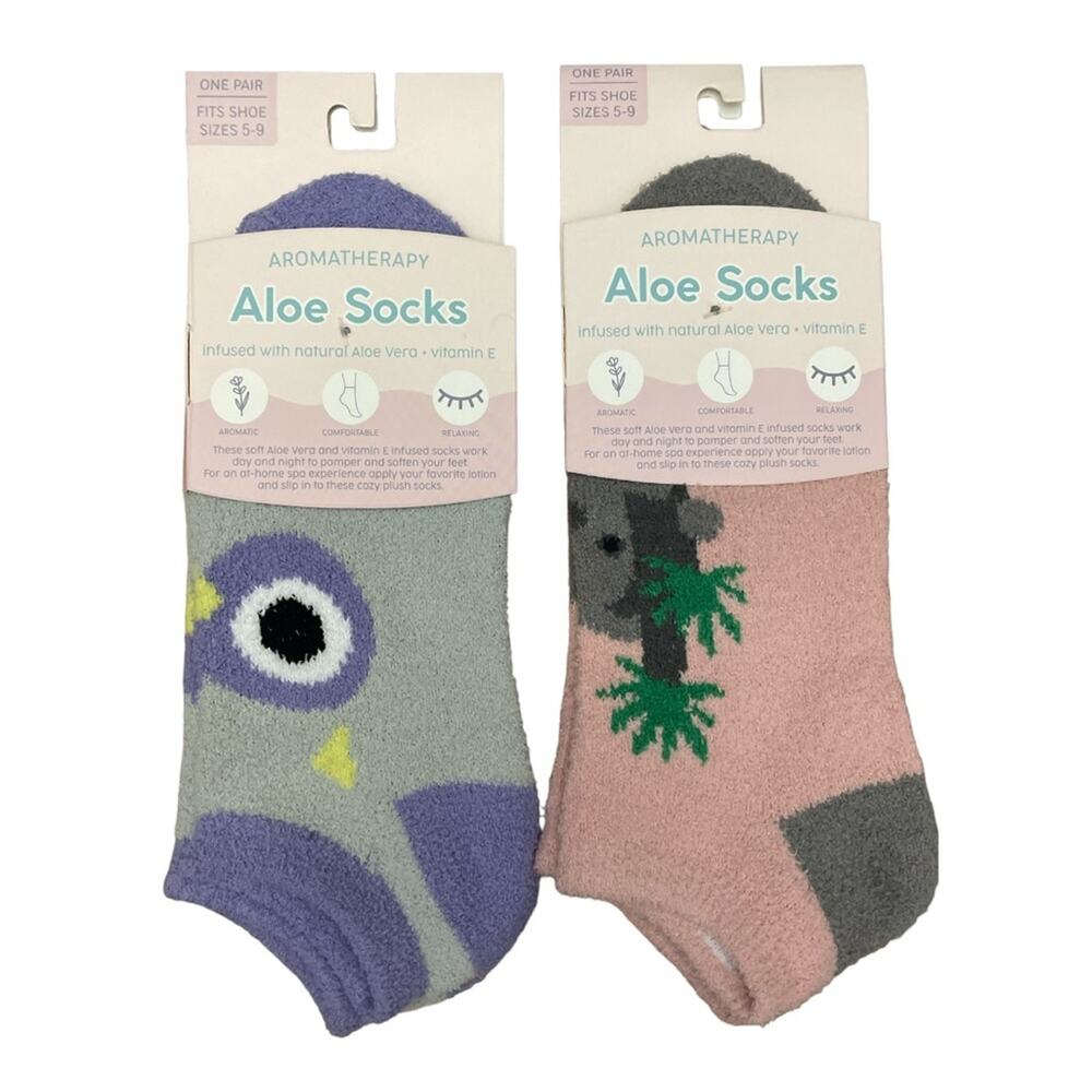 Aromatherapy Aloe Ankle Socks
